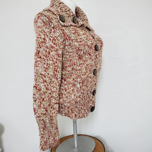 FDJ FRENCH DRESSING | Chunky Faux Wool Button Front Sweater XL - Picture 7 of 11